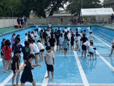 ６/１０（火）プールがきれいになりました