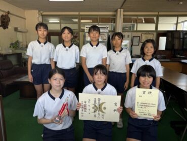 ７/８（火）授賞式を行いました（バレーボール競技）