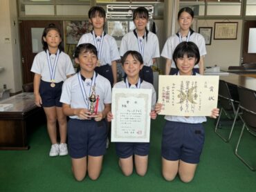 9/10（水）　授賞式を行いました（バレーボール）