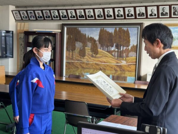 12/23（火）　授賞式を行いました