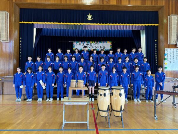 ２/２７（金）　古府っ子の学校生活（卒業を祝う会）下